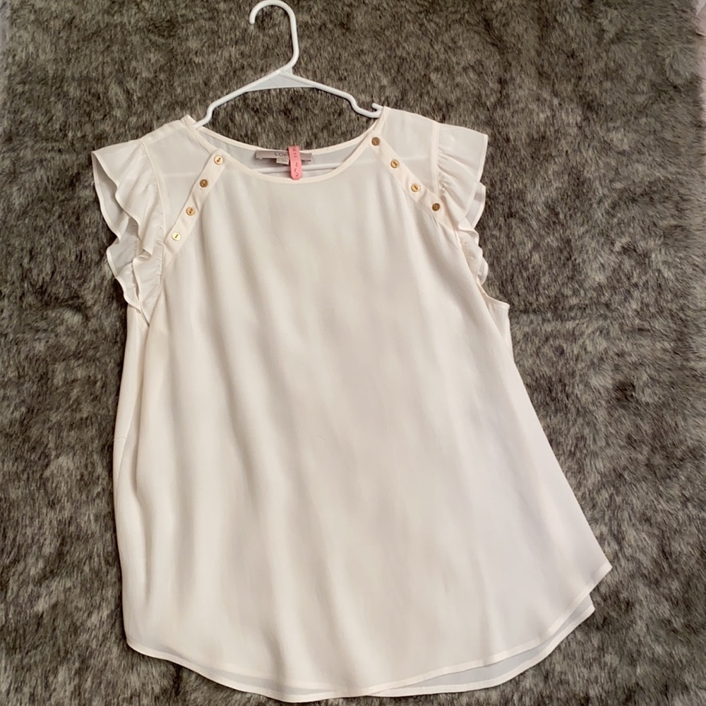 Loft Ruffle Sleeve Blouse - Large - Picture 10 of 13